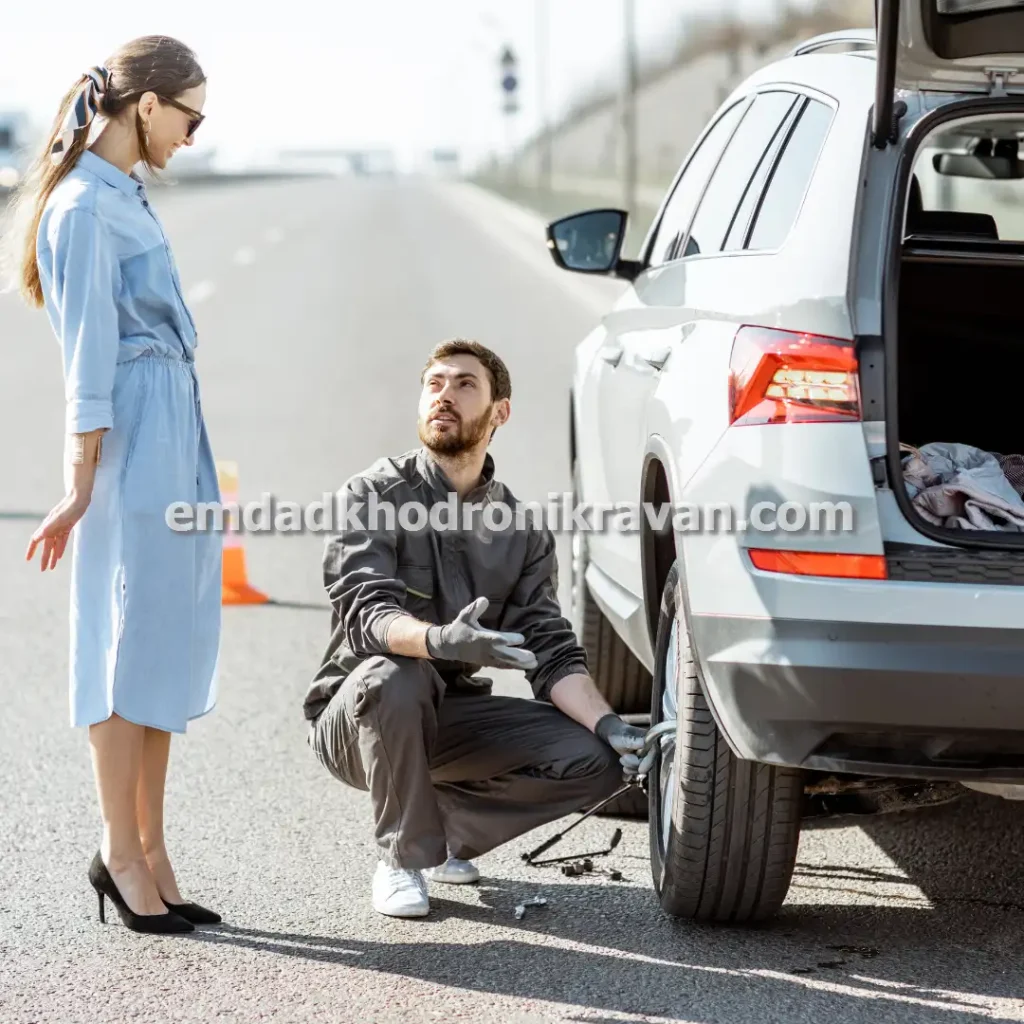 نیکروان امداد خودرو سیار سرویس خودرو در محل در مشهد